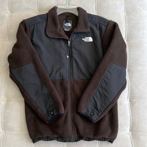 The North Face Denali Jacket in Brown/Black - fits WOMEN Small-Medium